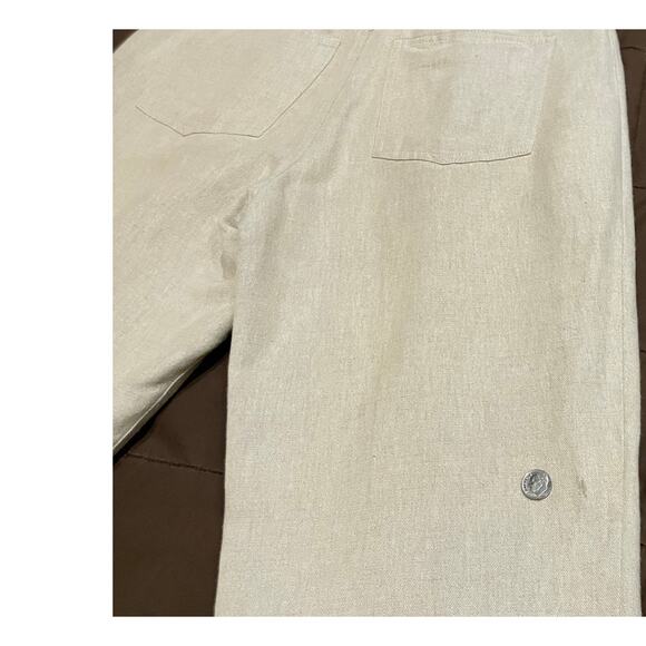 Talbots Linen Pants Women’s Size 4 Beige Lightweight – Read Description - Picture 3 of 8